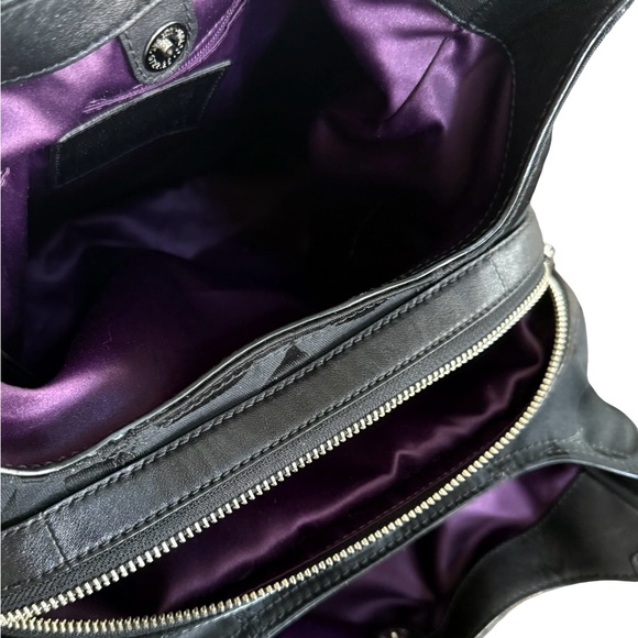 Authentic Coach Maggie Signature Black Designer Handbag with COA! - Picture 8 of 12